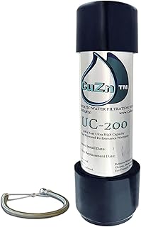 CuZn under sink water filter, 5 year filter life